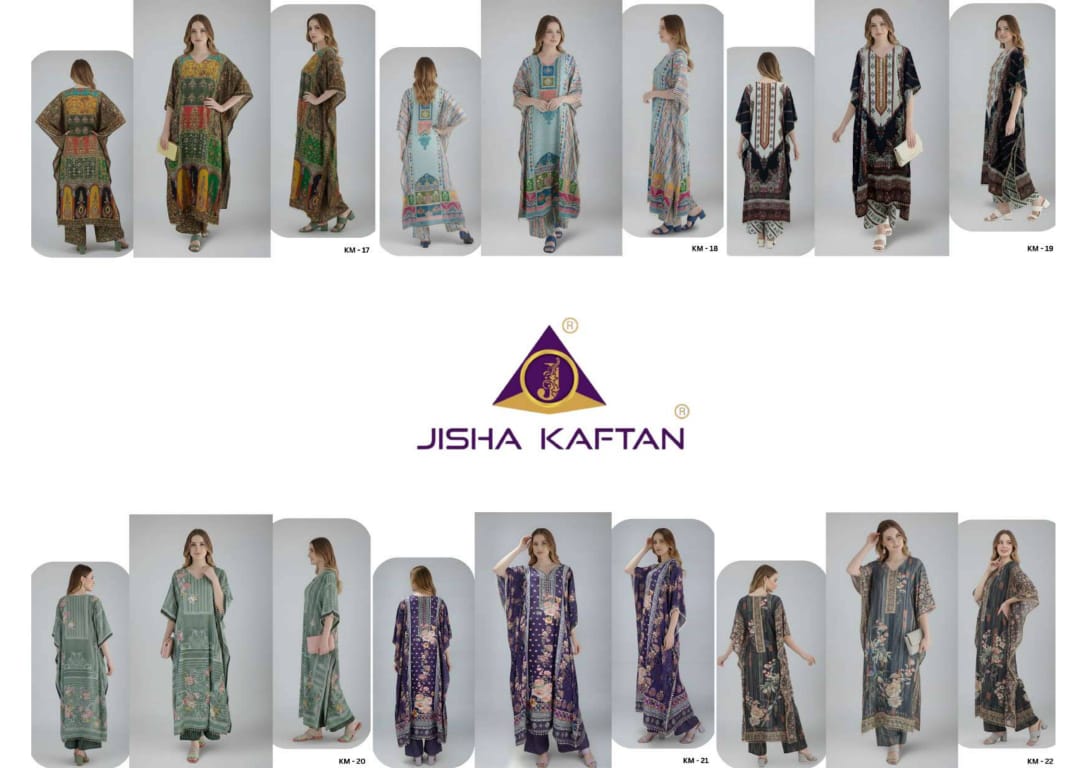 Kaftan Vol 3 Jelite Jisha Feather Silk Co Ord Set Manufacturer