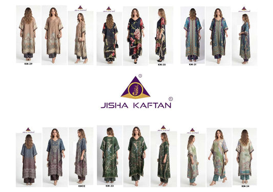 Kaftan Vol 5 Jelite Jisha Poly Co Ord Set Wholesale Rate