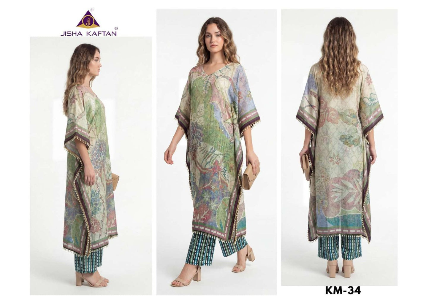 Kaftan Vol 5 Jelite Jisha Poly Co Ord Set Wholesale Rate