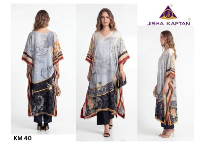 Kaftan Vol 6 Jelite Jisha Feather Silk Co Ord Set Exporter