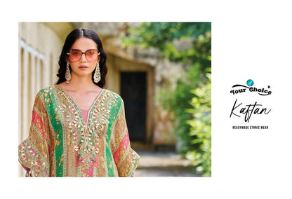 Kaftan Your Choice Chinon Kurti Pant Set Exporter Ahmedabad