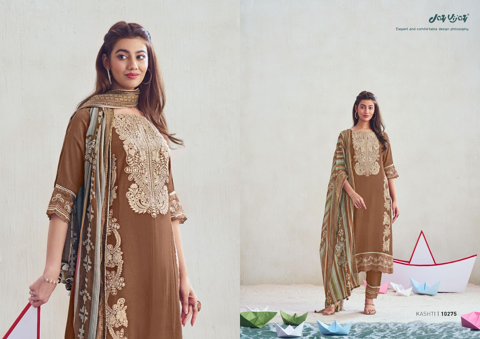 Kagaj Ki Kashti Jay Vijay Mal Pant Style Suits Manufacturer India