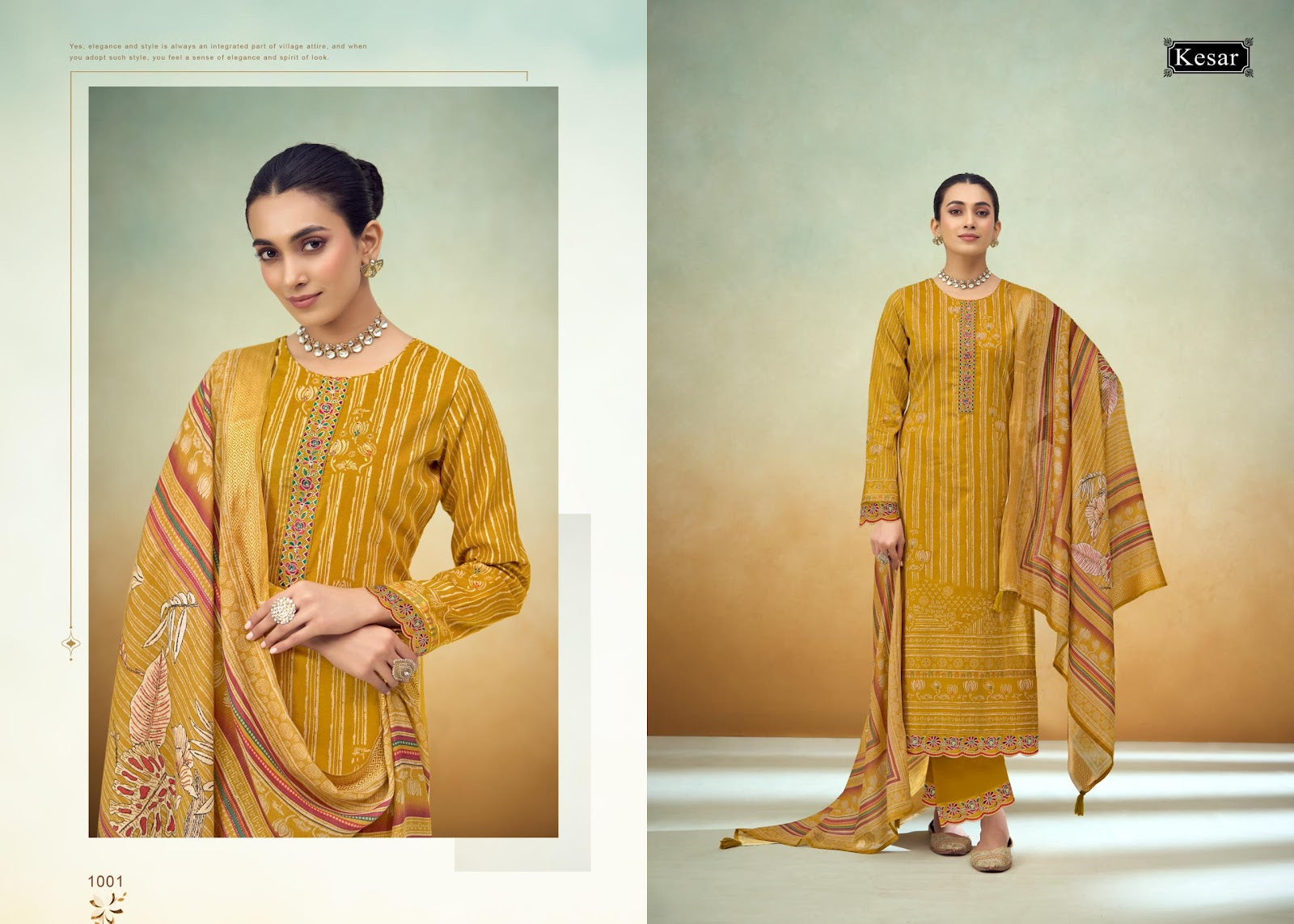 Kahaaniya Kesar Lawn Cotton Karachi Salwar Suits Wholesale