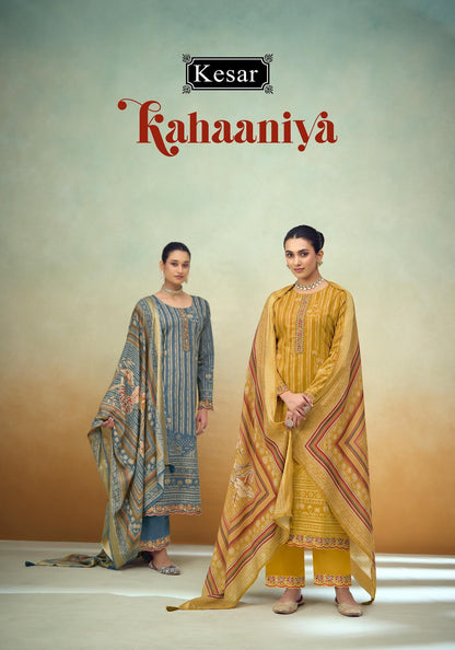 Kahaaniya Kesar Lawn Cotton Karachi Salwar Suits Wholesale