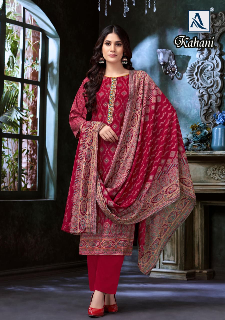 Kahani Alok Viscose Modal Karachi Salwar Suits Exporter