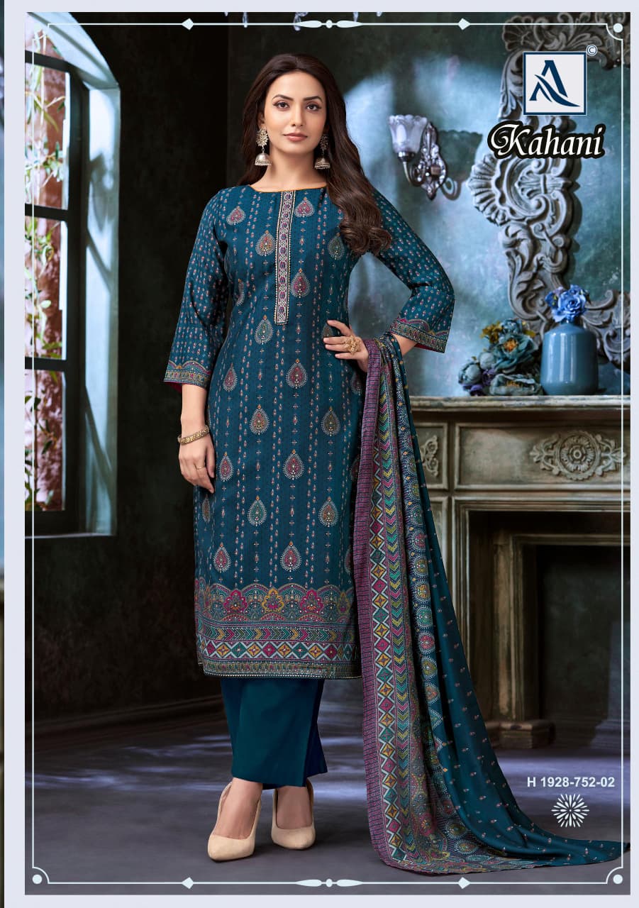 Kahani Alok Viscose Modal Karachi Salwar Suits Exporter