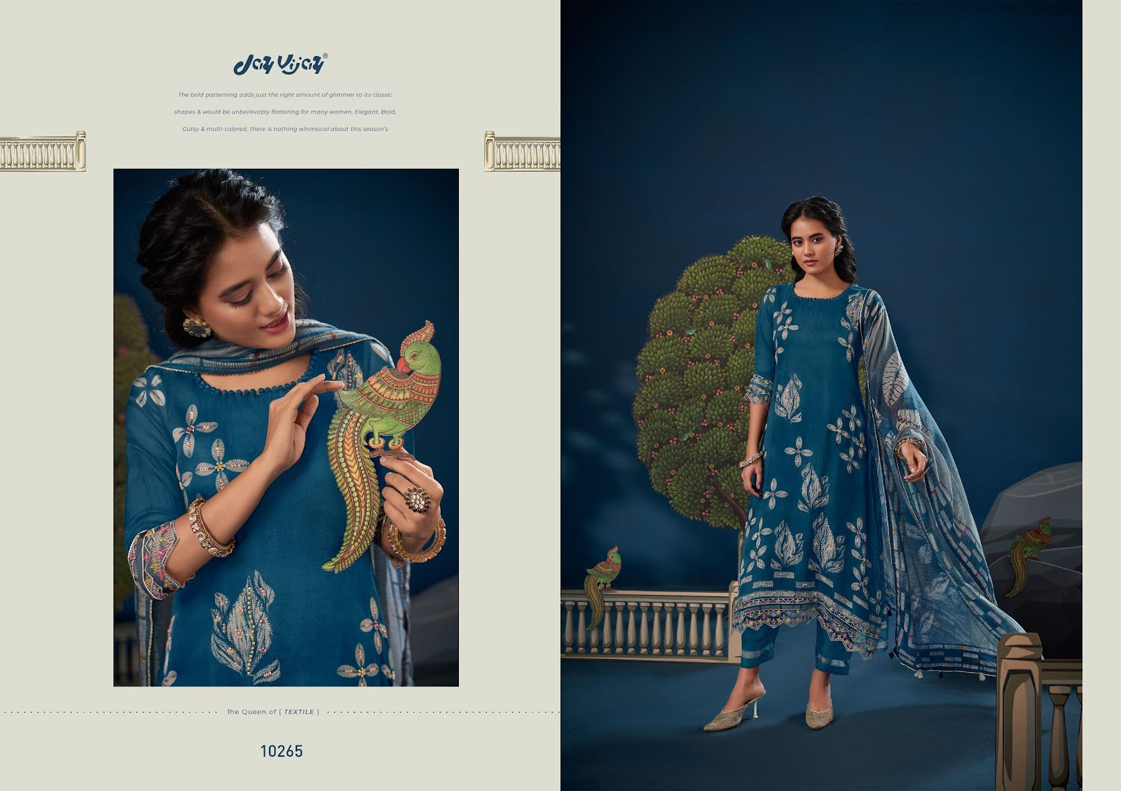 Kahani Tota Maina Ki Jay Vijay Silk Pant Style Suits Manufacturer India