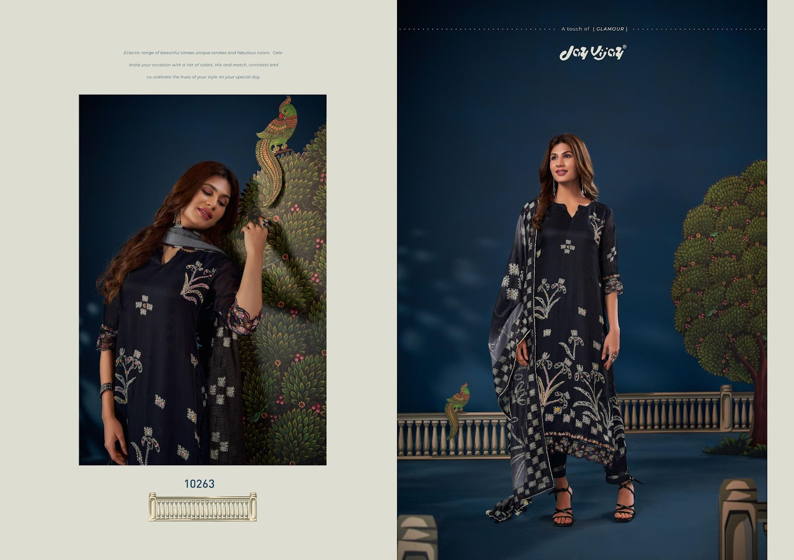 Kahani Tota Maina Ki Jay Vijay Silk Pant Style Suits Manufacturer India