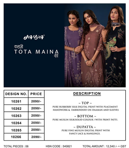 Kahani Tota Maina Ki Jay Vijay Silk Pant Style Suits Manufacturer India