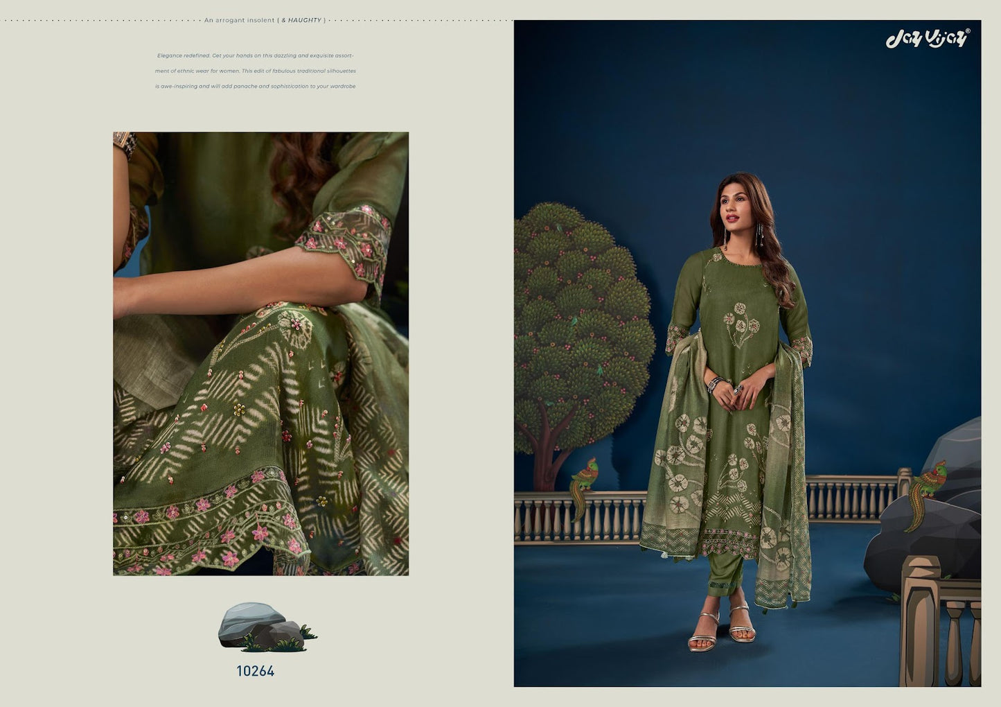 Kahani Tota Maina Ki Jay Vijay Silk Pant Style Suits Manufacturer India