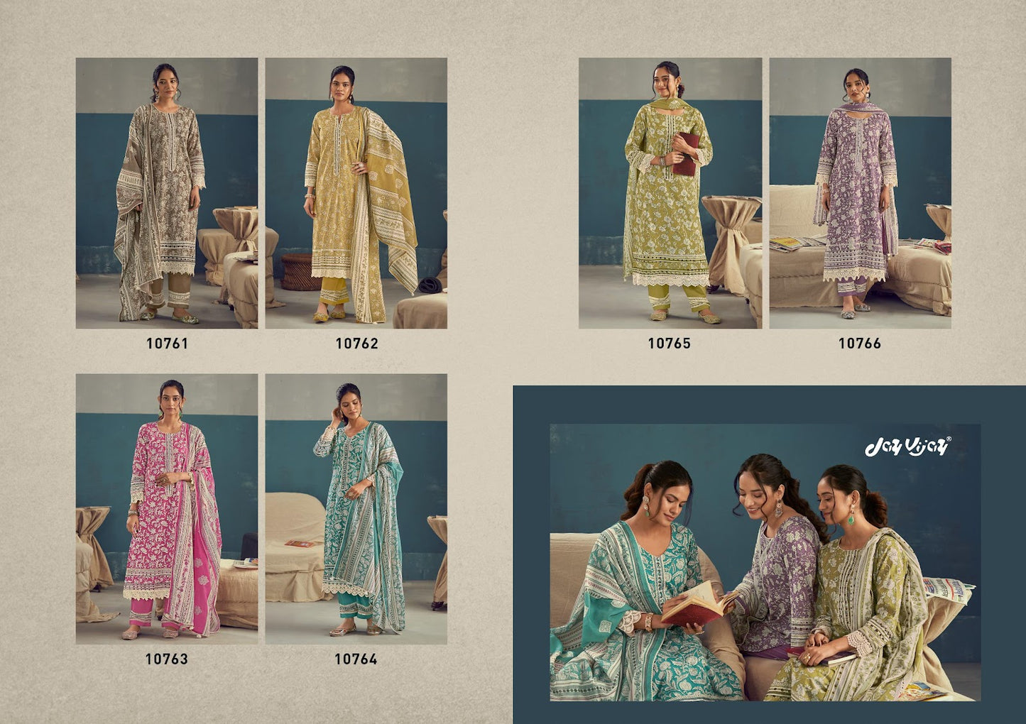 Kahanikar Jay Vijay Cotton Pant Style Suits Wholesaler Gujarat
