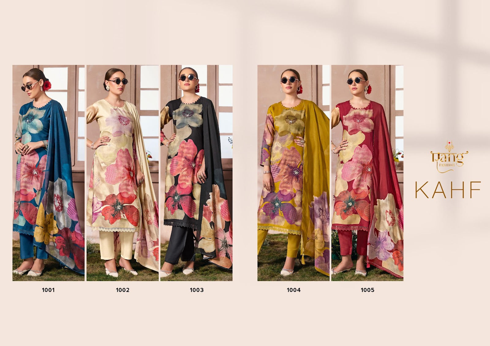 Kahf Rang Fashion Viscose Muslin Pant Style Suits Supplier Gujarat