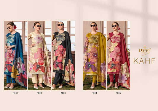 Kahf Rang Fashion Viscose Muslin Pant Style Suits Supplier Gujarat
