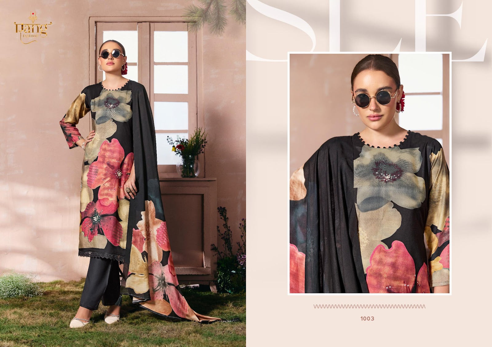 Kahf Rang Fashion Viscose Muslin Pant Style Suits Supplier Gujarat