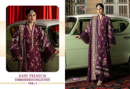 Kahf Vol 1 Embroidered Collection Shree Fabs Reyon Pakistani Salwar Suits Supplier Gujarat