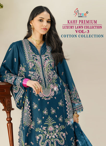 Kahf Vol 3 Luxury Collection Shree Fabs Cotton Pakistani Salwar Suits Supplier Gujarat