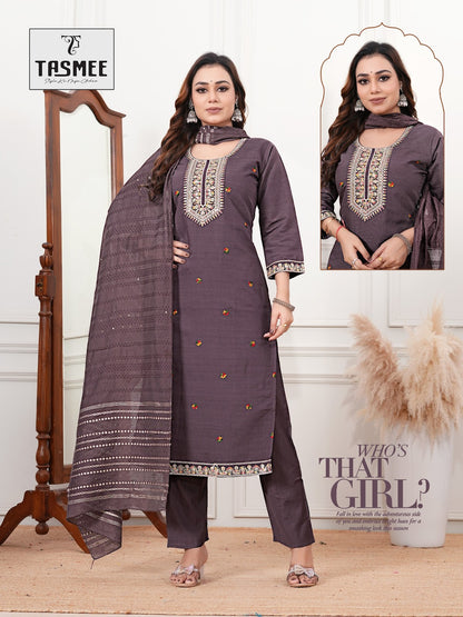 Kahkasha Vol 2 Tasmee Vertical Readymade Pant Style Suits Supplier