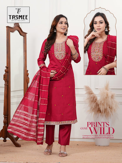 Kahkasha Vol 2 Tasmee Vertical Readymade Pant Style Suits Supplier