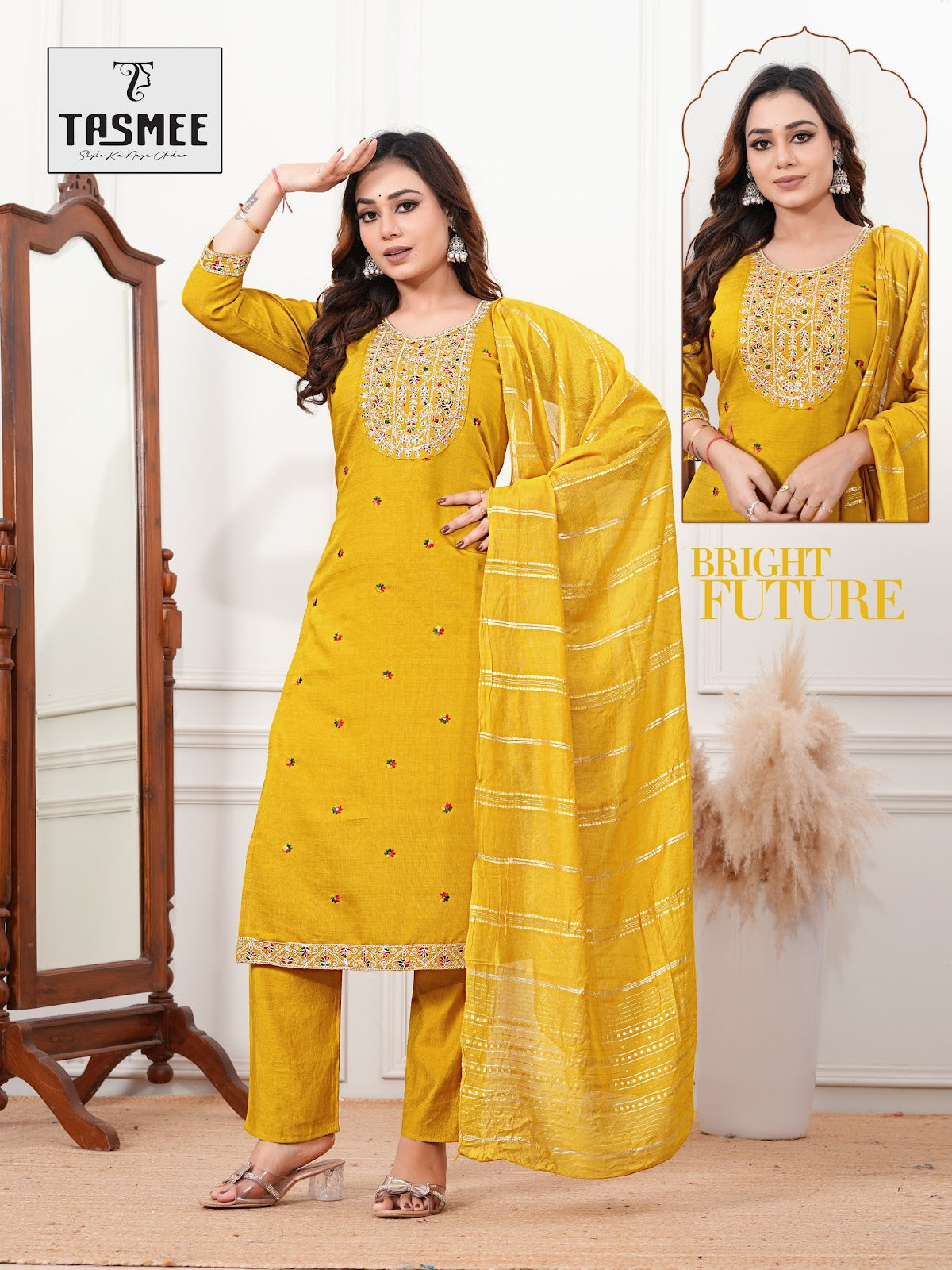 Kahkasha Vol 2 Tasmee Vertical Readymade Pant Style Suits Supplier
