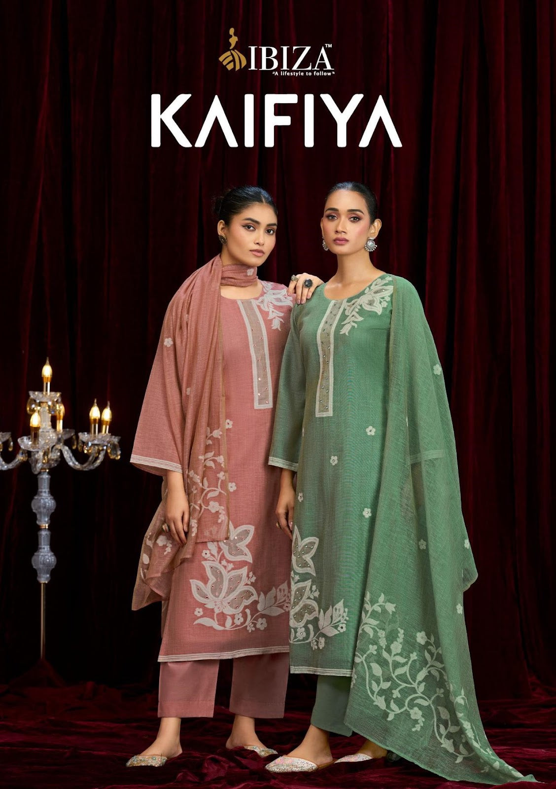 Kaifiya Ibiza Lilen Cotton Pant Style Suits Wholesale Price