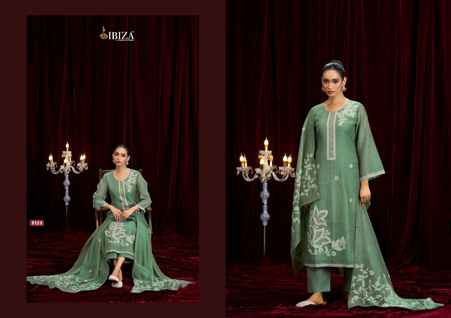 Kaifiya Ibiza Lilen Cotton Pant Style Suits Wholesale Price