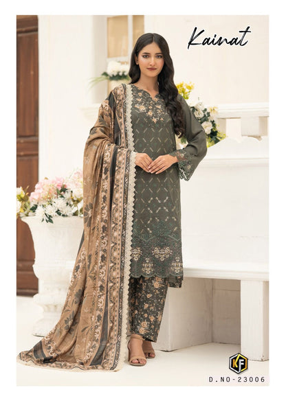 Kainat Vol 23 Keval Fab Cotton Karachi Salwar Suits Manufacturer