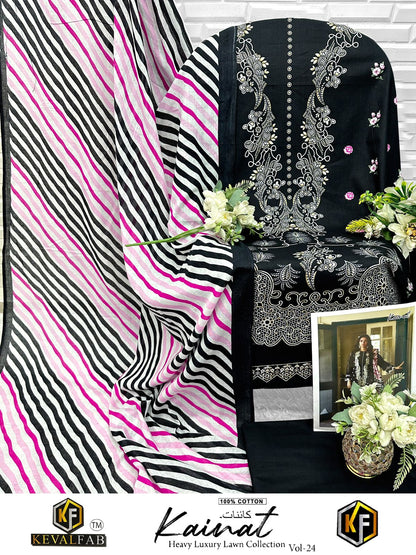 Kainat Vol 24 Keval Fab Cotton Karachi Salwar Suits Supplier