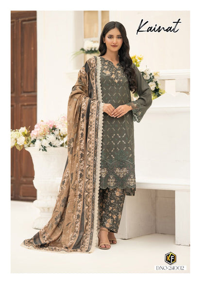 Kainat Vol 24 Keval Fab Cotton Karachi Salwar Suits Supplier