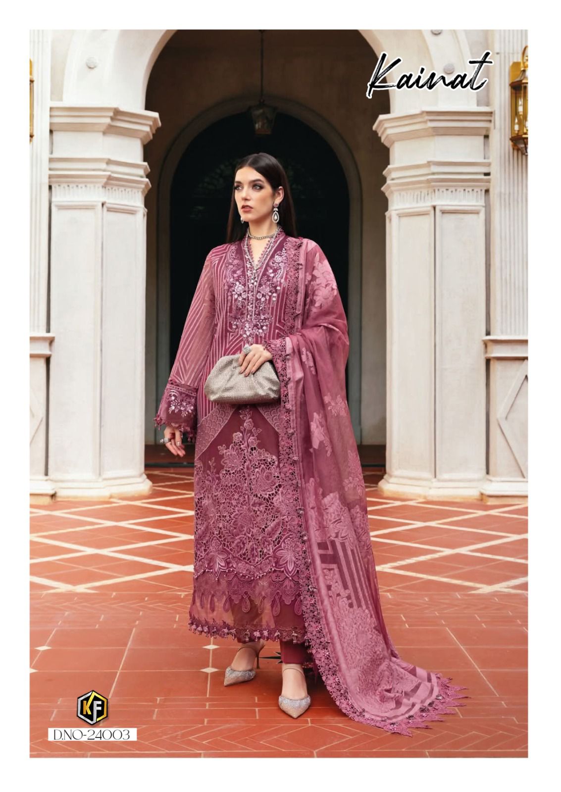 Kainat Vol 24 Keval Fab Cotton Karachi Salwar Suits Supplier
