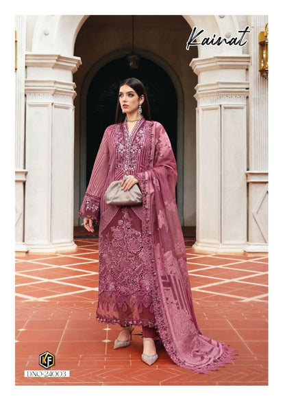 Kainat Vol 24 Keval Fab Cotton Karachi Salwar Suits Supplier