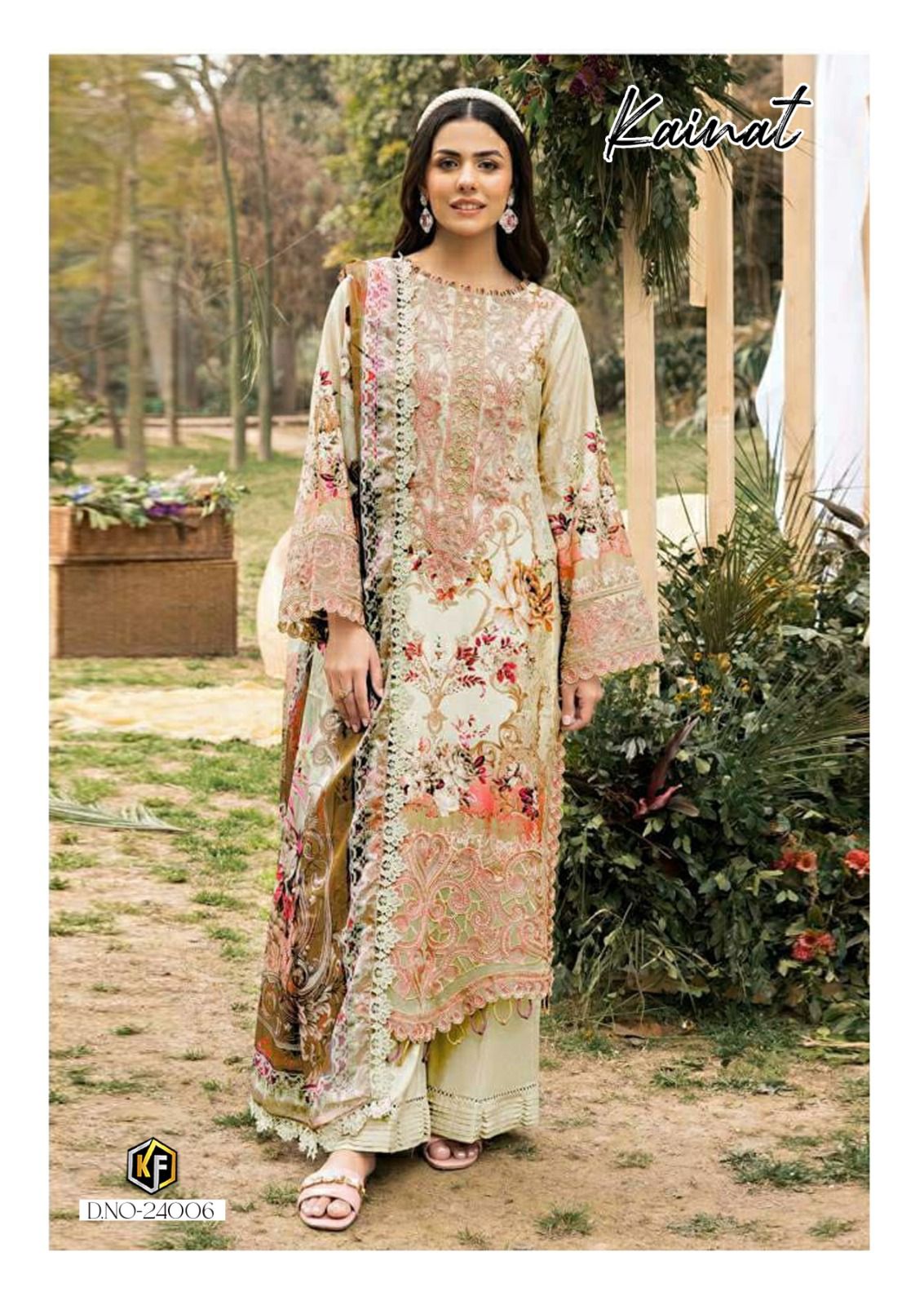 Kainat Vol 24 Keval Fab Cotton Karachi Salwar Suits Supplier