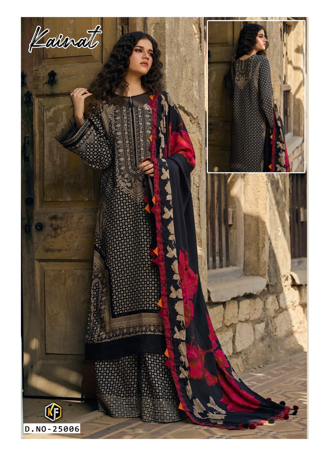 Kainat Vol 25 Keval Fab Mix Cotton Karachi Salwar Suits Wholesaler Gujarat