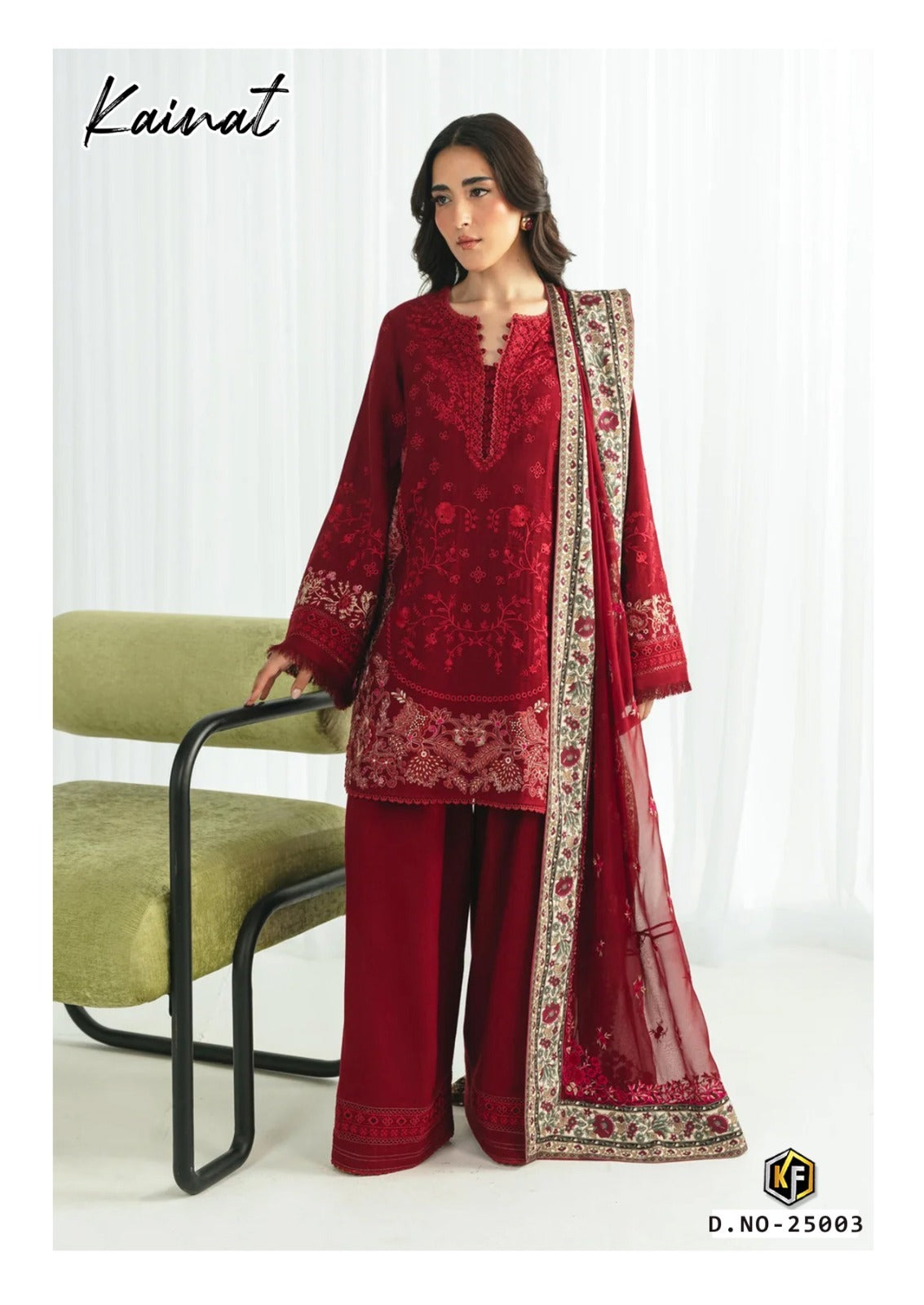 Kainat Vol 25 Keval Fab Mix Cotton Karachi Salwar Suits Wholesaler Gujarat