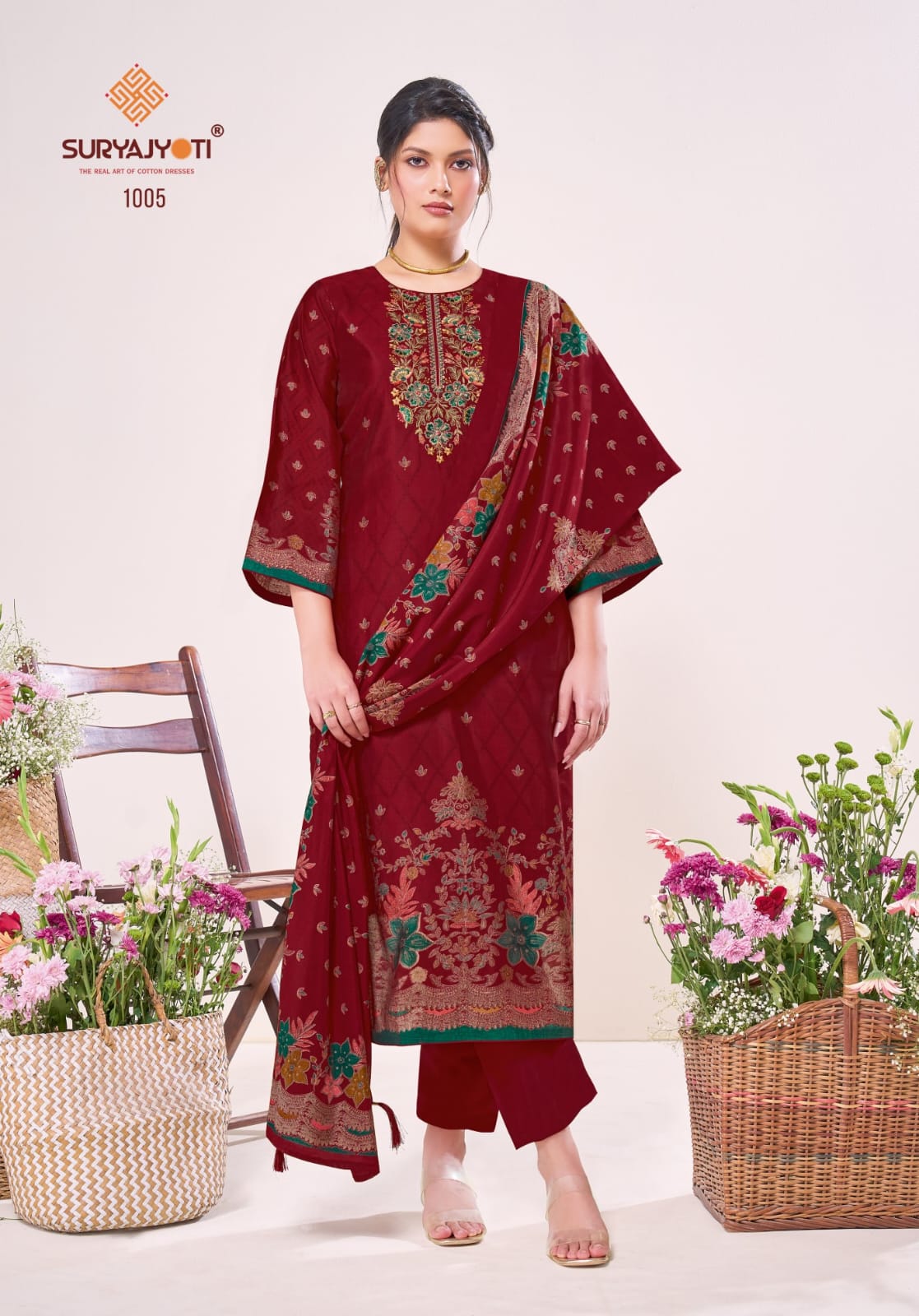 Kainaz Vol 1 Suryajyoti Modal Silk Pant Style Suits Manufacturer Ahmedabad