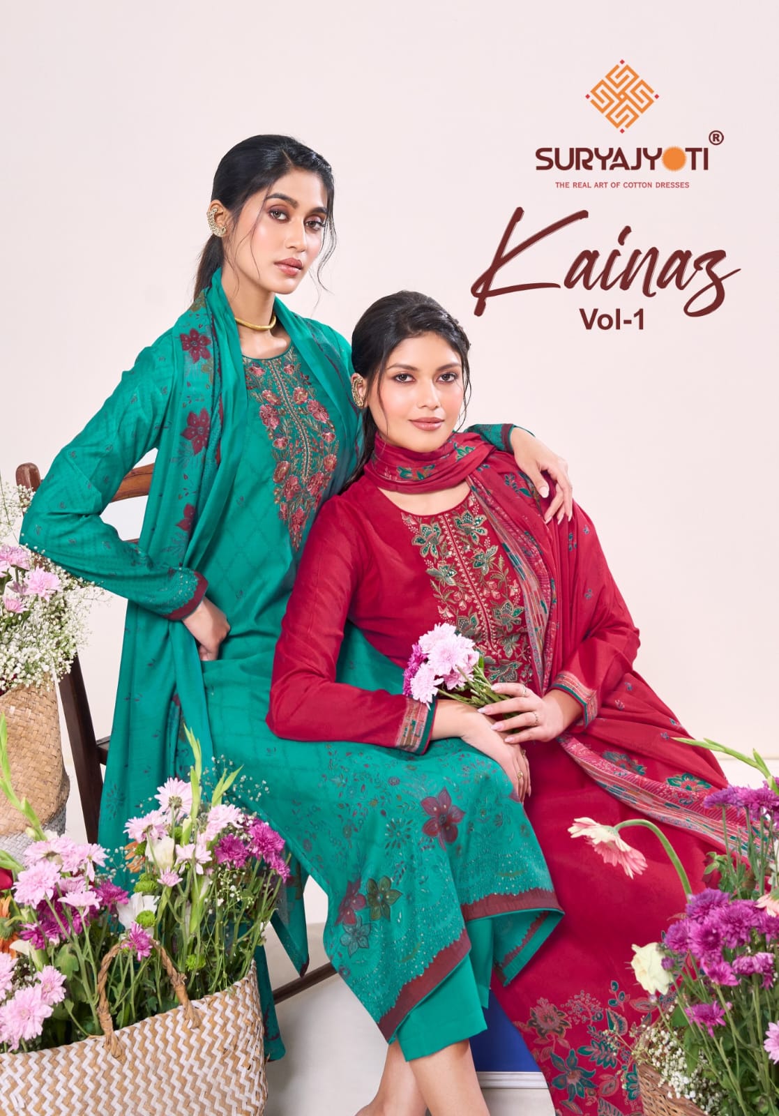 Kainaz Vol 1 Suryajyoti Modal Silk Pant Style Suits Manufacturer Ahmedabad