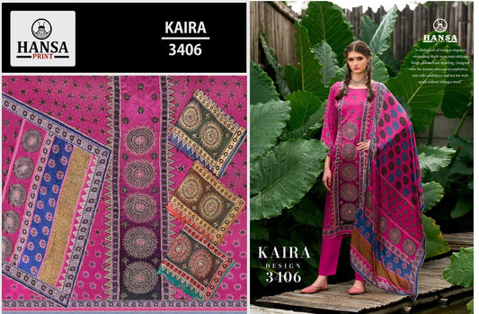 Kaira 3406 Hansa Prints Gaji Silk Pant Style Suits Wholesale Price