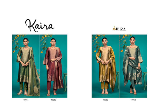 Kaira Ibiza Silk Simar Pant Style Suits Wholesale