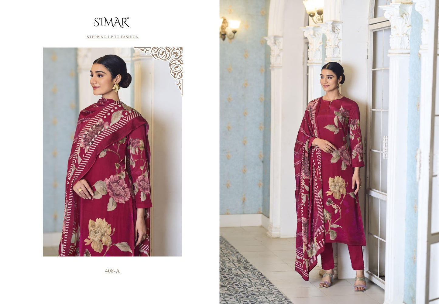 Kaira Simar Pant Style Suits Exporter India