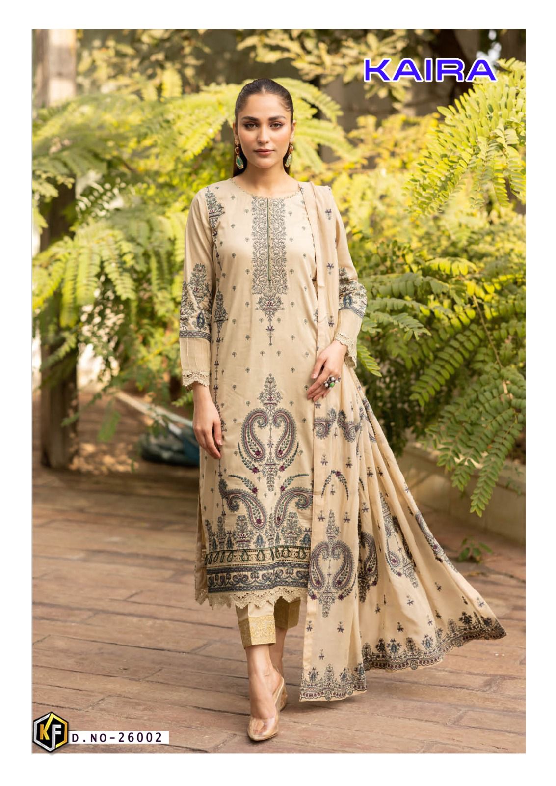 Kaira Vol 26 Keval Fab Lawn Cotton Karachi Salwar Suits Exporter India