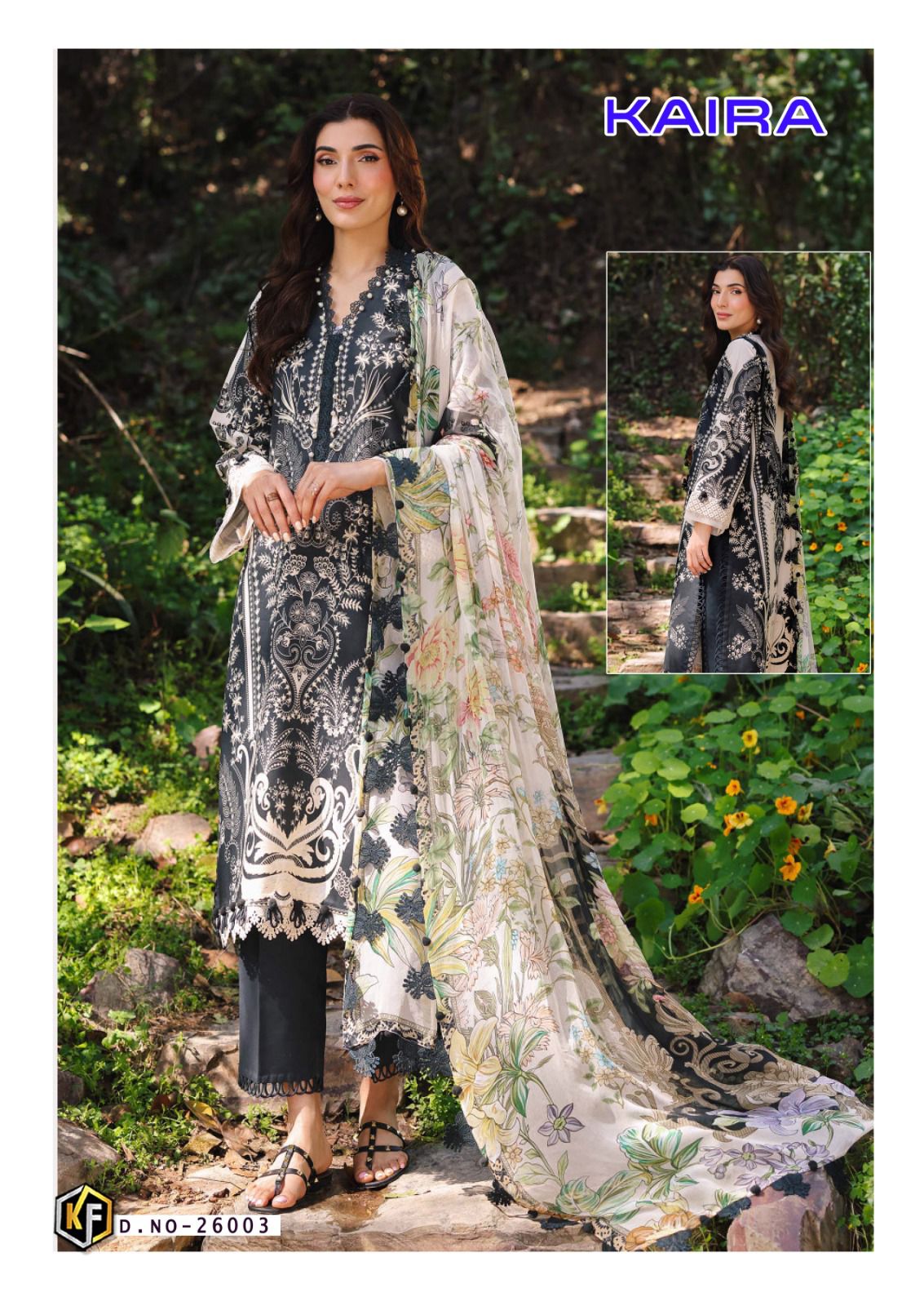 Kaira Vol 26 Keval Fab Lawn Cotton Karachi Salwar Suits Exporter India