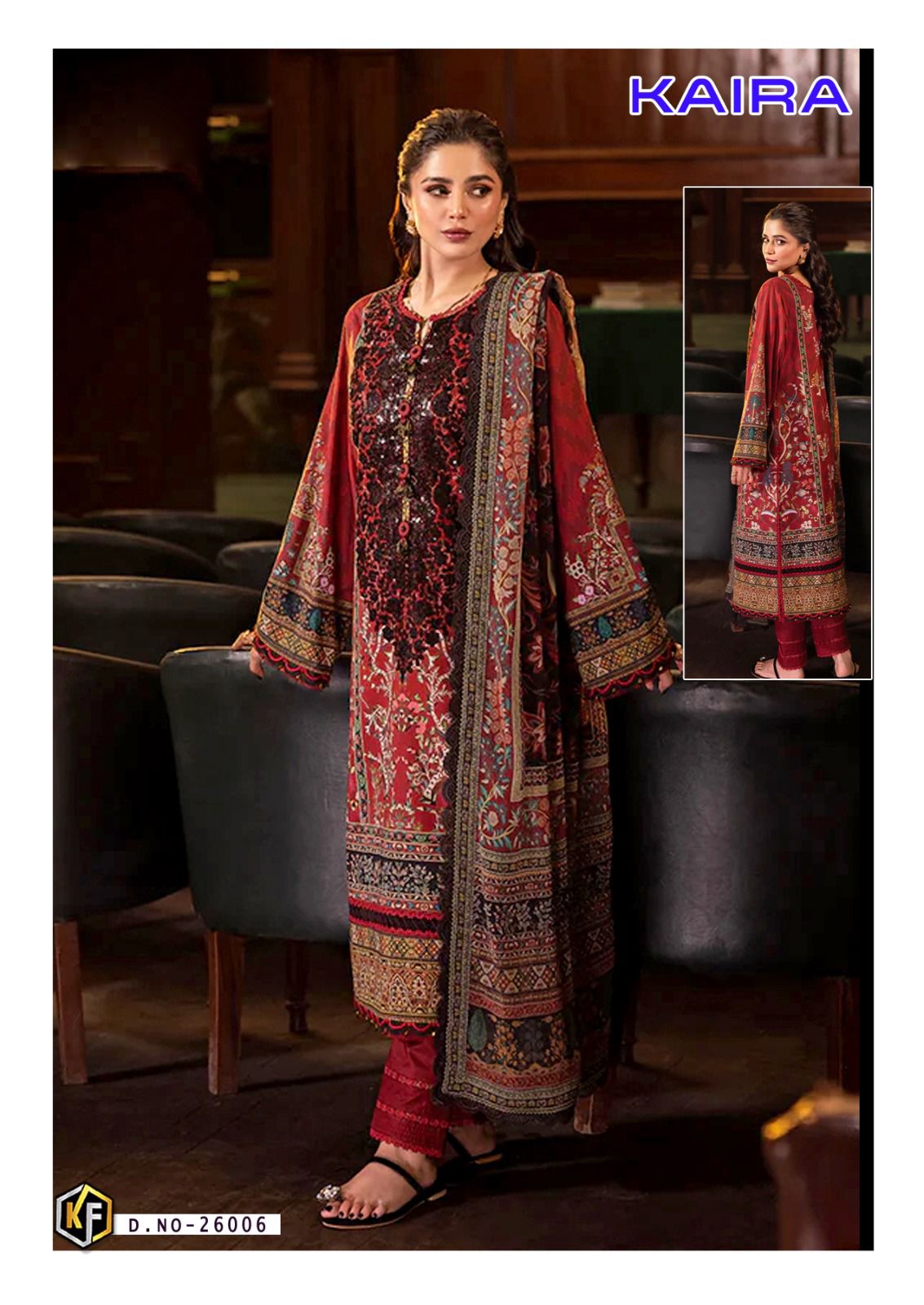 Kaira Vol 26 Keval Fab Lawn Cotton Karachi Salwar Suits Exporter India