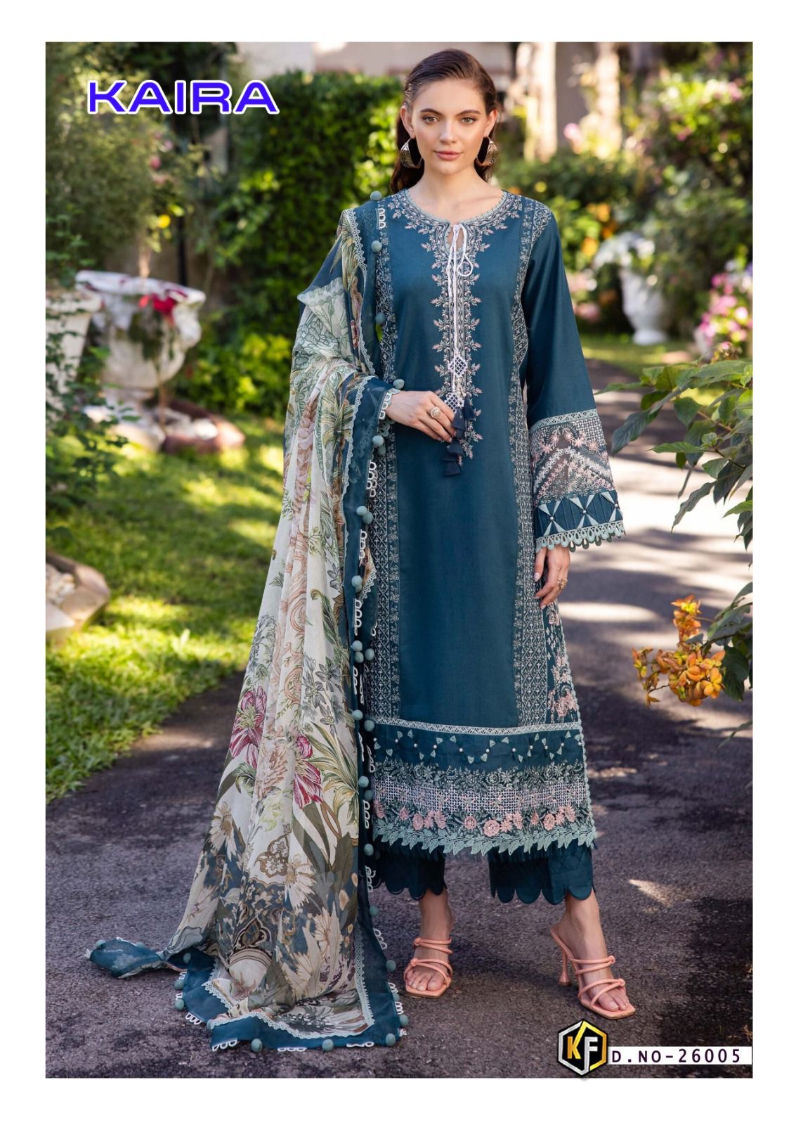 Kaira Vol 26 Keval Fab Lawn Cotton Karachi Salwar Suits Exporter India