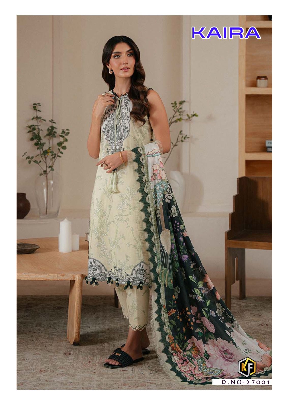 Kaira Vol 27 Keval Fab Lawn Cotton Karachi Salwar Suits Wholesale Rate