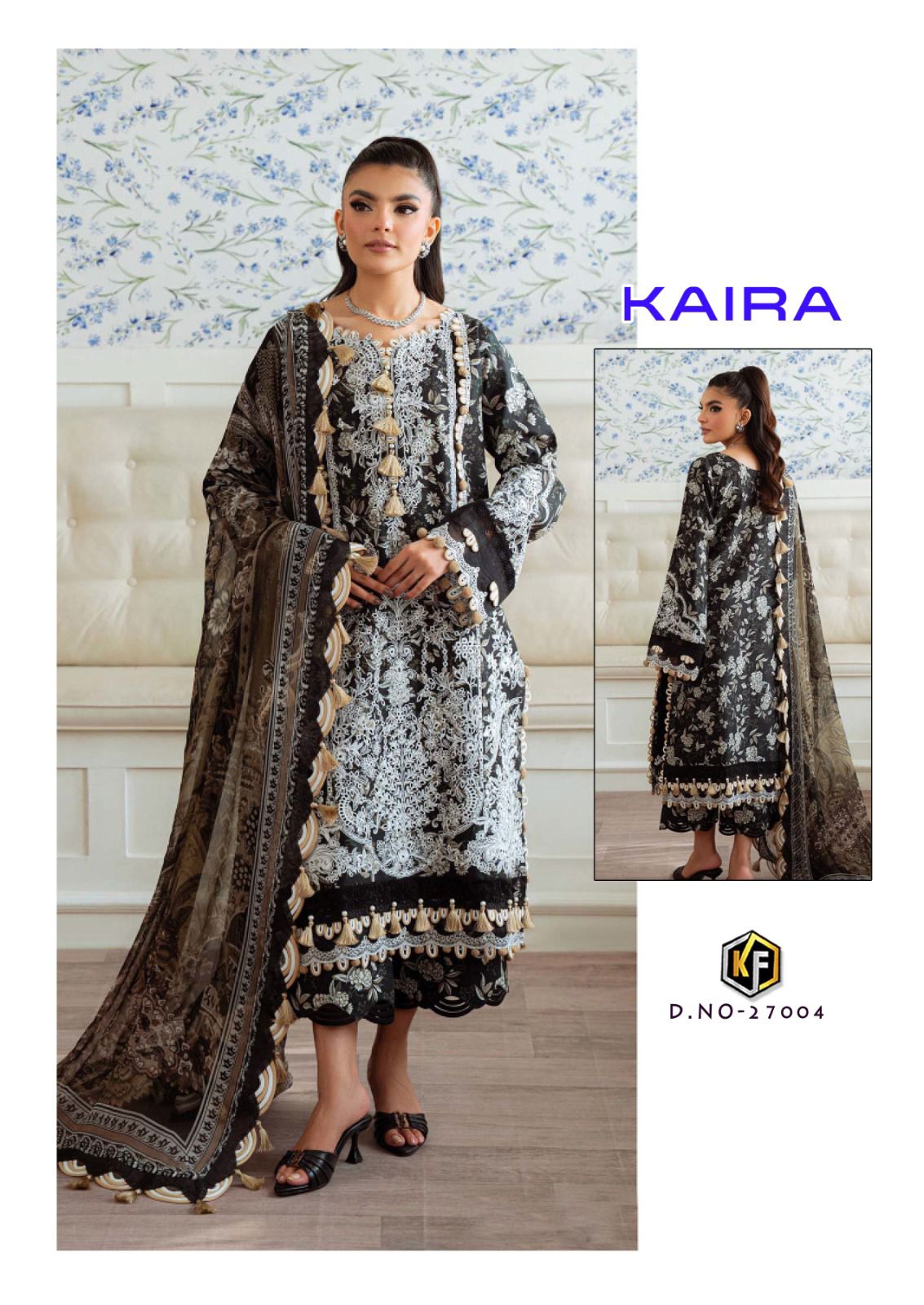 Kaira Vol 27 Keval Fab Lawn Cotton Karachi Salwar Suits Wholesale Rate