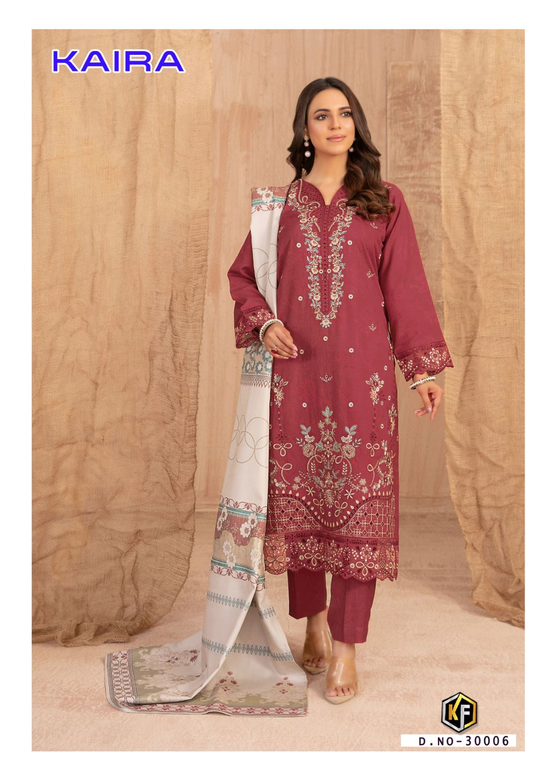 Kaira Vol 30 Keval Fab Lawn Cotton Karachi Salwar Suits Exporter Ahmedabad