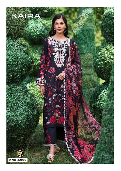 Kaira Vol 32 Keval Fab Lawn Cotton Karachi Salwar Suits Exporter Gujarat
