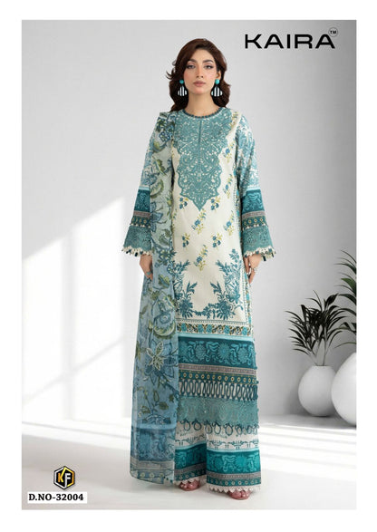 Kaira Vol 32 Keval Fab Lawn Cotton Karachi Salwar Suits Exporter Gujarat