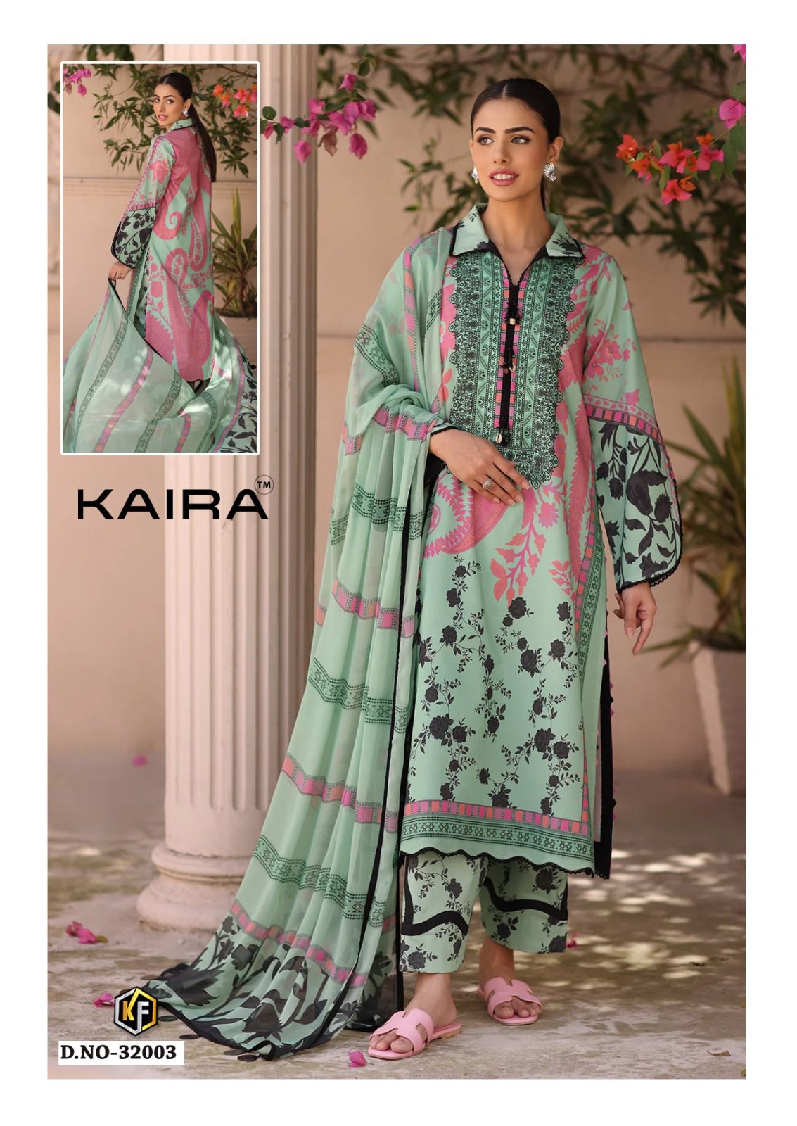 Kaira Vol 32 Keval Fab Lawn Cotton Karachi Salwar Suits Exporter Gujarat
