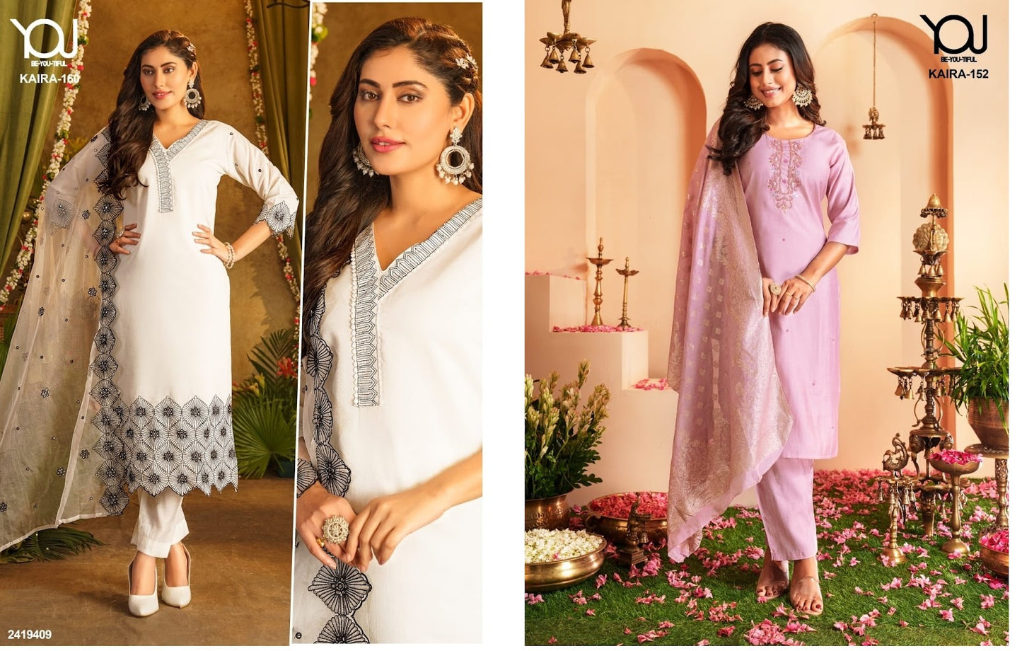 Kaira You Roman Silk Readymade Pant Style Suits Manufacturer India