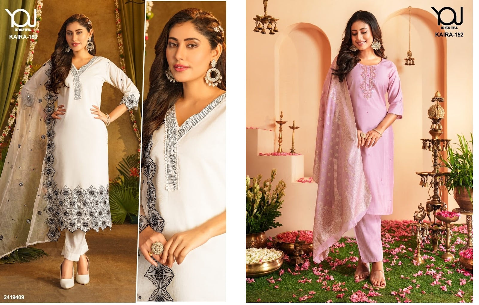 Kaira You Roman Silk Readymade Pant Style Suits Manufacturer India